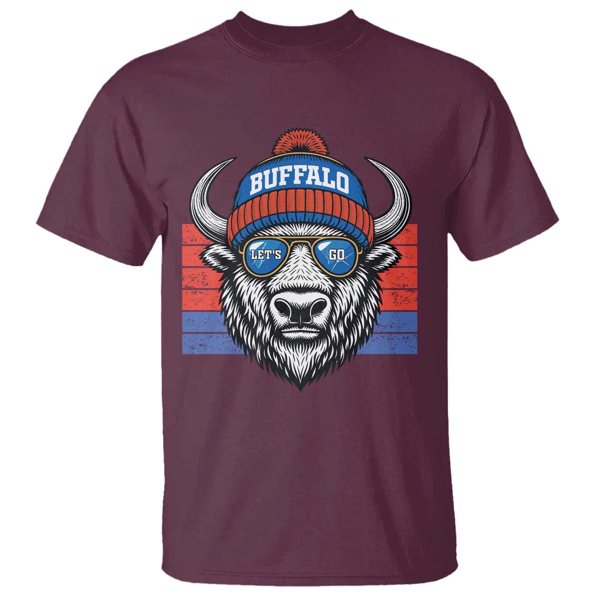 BFB Football T Shirt Vintage 90s Sports Fan Game Day TS10 Maroon Print Your Wear