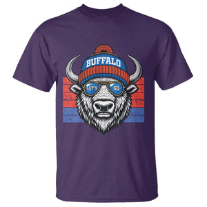 Buffalo Football T Shirt Vintage 90s Bill Fan Game Day TS10 Purple Print Your Wear