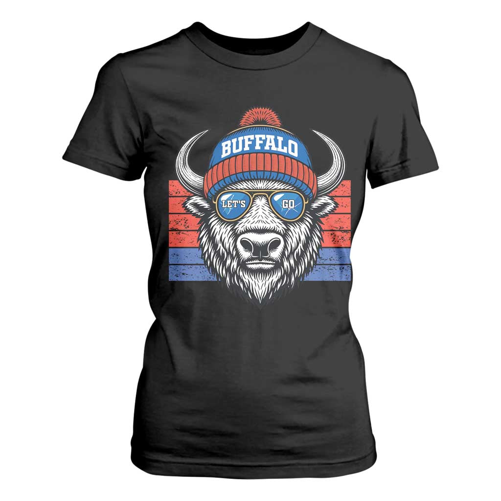 Buffalo Football T Shirt For Women Vintage 90s Bill Fan Game Day TS10 Black Print Your Wear