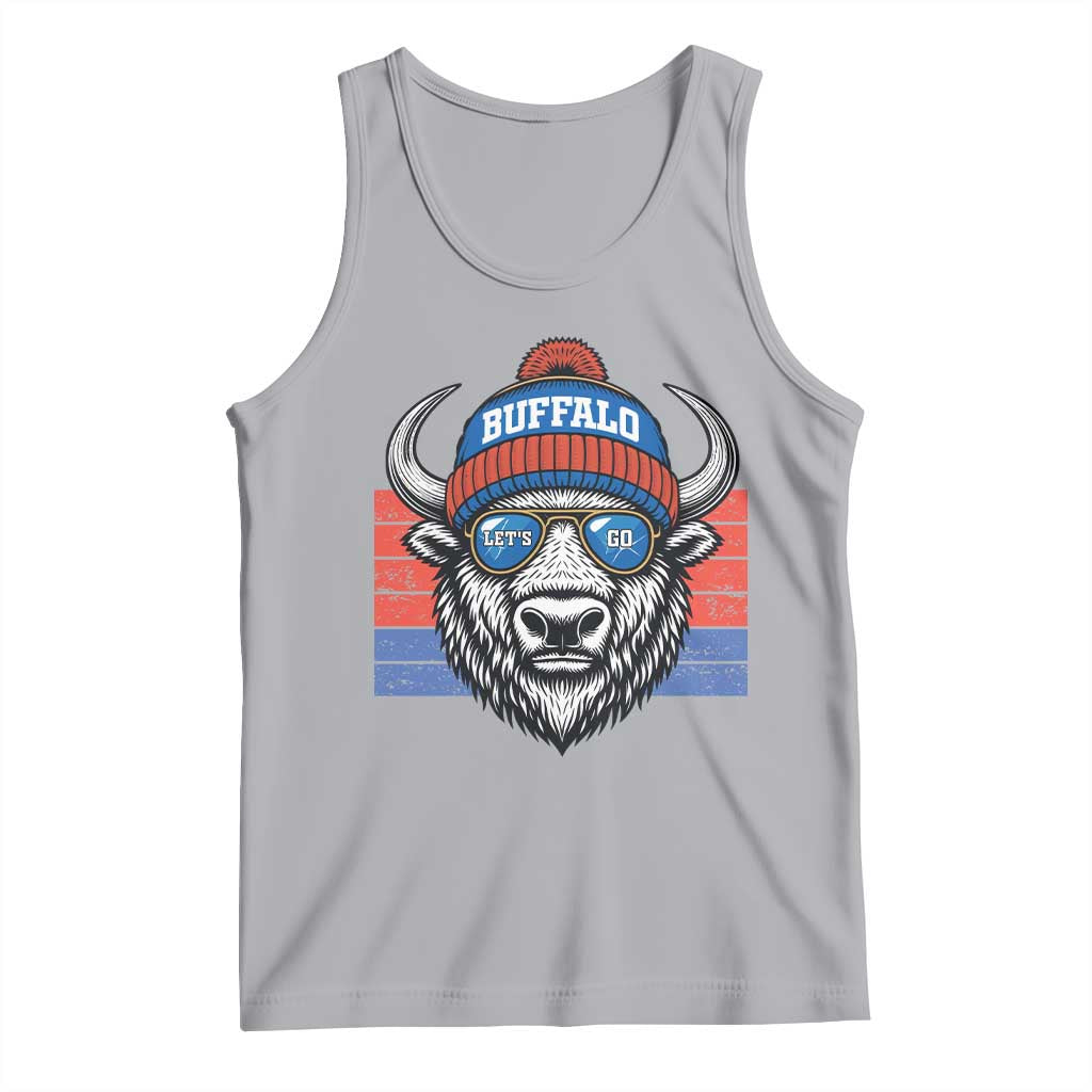 Buffalo Football Tank Top Vintage 90s Bill Fan Game Day TS10 Athletic Heather Print Your Wear