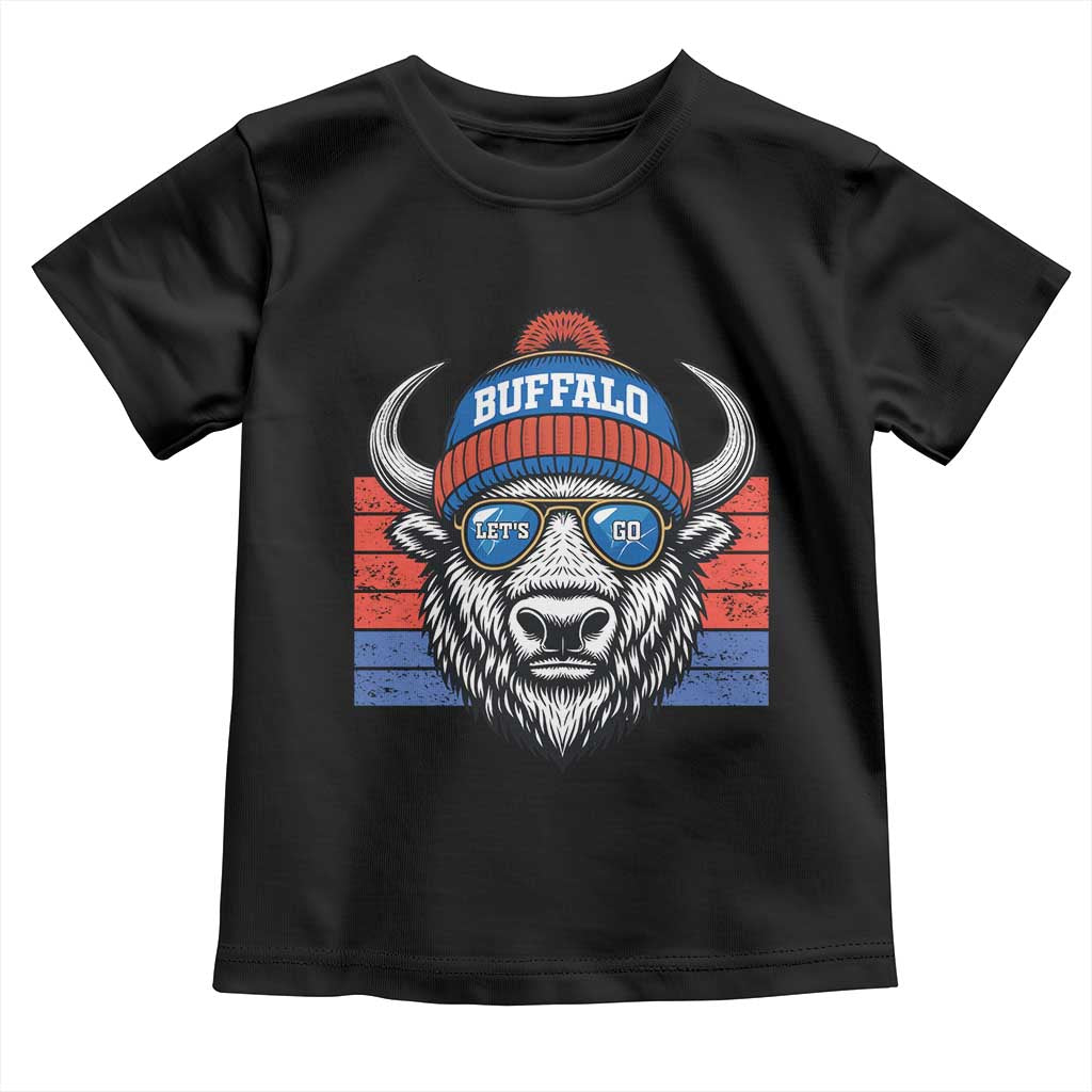 Buffalo Football Toddler T Shirt Vintage 90s Bill Fan Game Day TS10 Black Print Your Wear