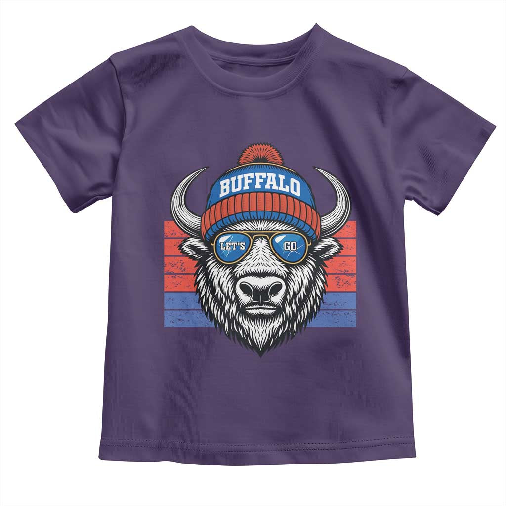 BFB Football Toddler T Shirt Vintage 90s Sports Fan Game Day TS10 Purple Print Your Wear