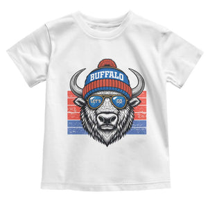 Buffalo Football Toddler T Shirt Vintage 90s Bill Fan Game Day TS10 White Print Your Wear