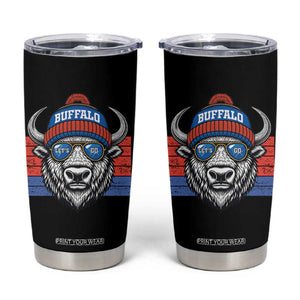 Buffalo Football Tumbler Cup Vintage 90s Bill Fan Game Day TS10 Black Print Your Wear
