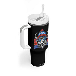 Buffalo Football Tumbler With Handle Vintage 90s Bill Fan Game Day TS10 Print Your Wear