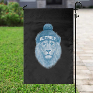 Detroit Football Garden Flag Retro Lions Mascot Sport Fan TS10 Print Your Wear