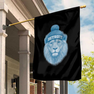 Detroit Football Garden Flag Retro Lions Mascot Sport Fan TS10 Print Your Wear