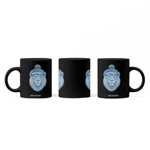 Detroit Football Coffee Mug Retro Lions Mascot Sport Fan TS10 Print Your Wear