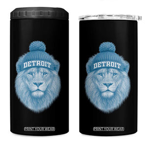 LF Football 4 in 1 Can Cooler Tumbler Retro Sport Fan TS10 One Size: 16 oz Black Print Your Wear