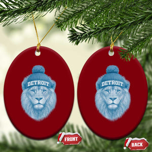 Detroit Football Ceramic Ornament Retro Lions Mascot Sport Fan TS10 Print Your Wear