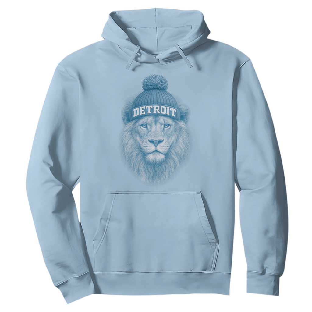LF Football Hoodie Retro Sport Fan TS10 Light Blue Print Your Wear