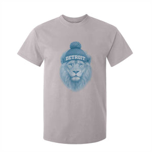 Detroit Football T Shirt For Kid Retro Lions Mascot Sport Fan TS10 Ice Gray Print Your Wear