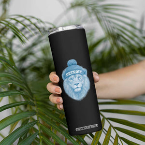 Detroit Football Skinny Tumbler Retro Lions Mascot Sport Fan TS10 Print Your Wear