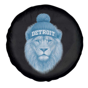 Detroit Football Spare Tire Cover Retro Lions Mascot Sport Fan TS10 Print Your Wear