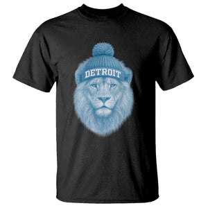 Detroit Football T Shirt Retro Lions Mascot Sport Fan TS10 Black Print Your Wear
