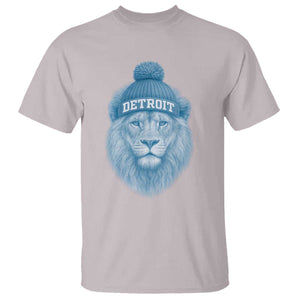 Detroit Football T Shirt Retro Lions Mascot Sport Fan TS10 Ice Gray Print Your Wear