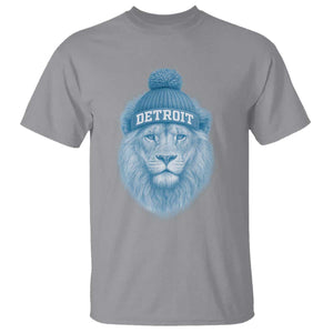 Detroit Football T Shirt Retro Lions Mascot Sport Fan TS10 Sport Gray Print Your Wear