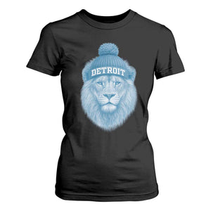 Detroit Football T Shirt For Women Retro Lions Mascot Sport Fan TS10 Black Print Your Wear