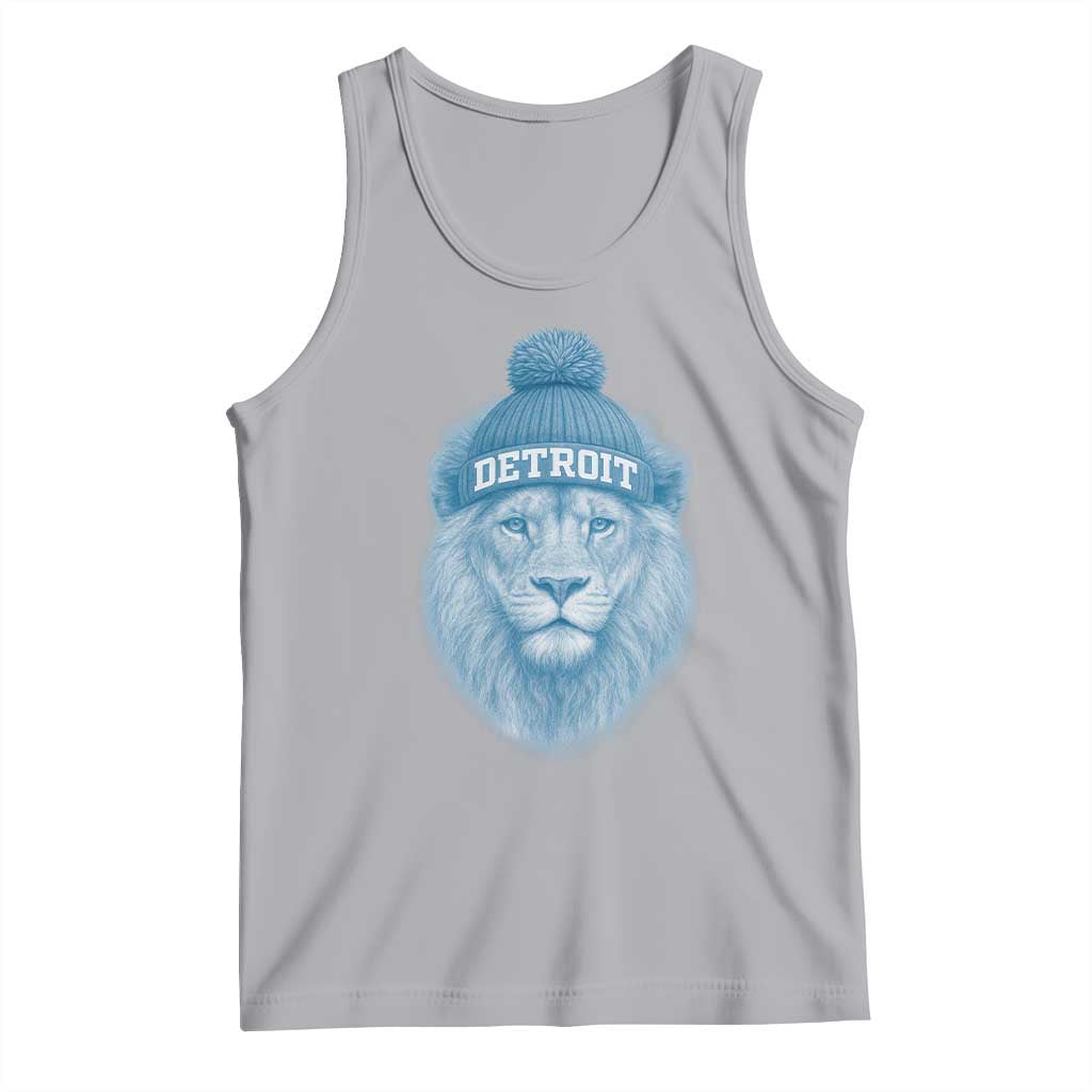 Detroit Football Tank Top Retro Lions Mascot Sport Fan TS10 Athletic Heather Print Your Wear
