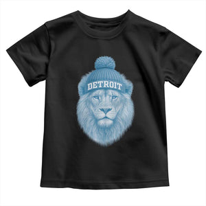 Detroit Football Toddler T Shirt Retro Lions Mascot Sport Fan TS10 Black Print Your Wear