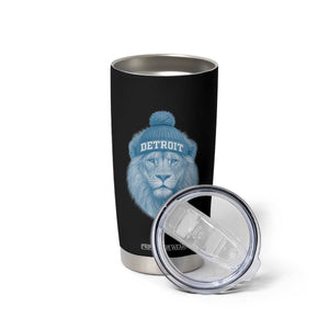 Detroit Football Tumbler Cup Retro Lions Mascot Sport Fan TS10 Print Your Wear