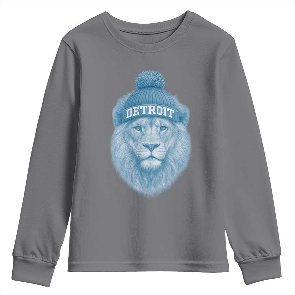LF Football Youth Sweatshirt Retro Sport Fan TS10 Charcoal Print Your Wear
