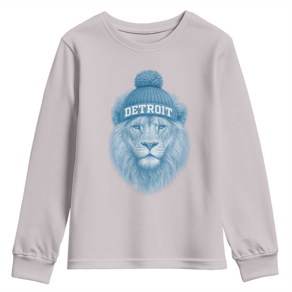 LF Football Youth Sweatshirt Retro Sport Fan TS10 Ice Gray Print Your Wear