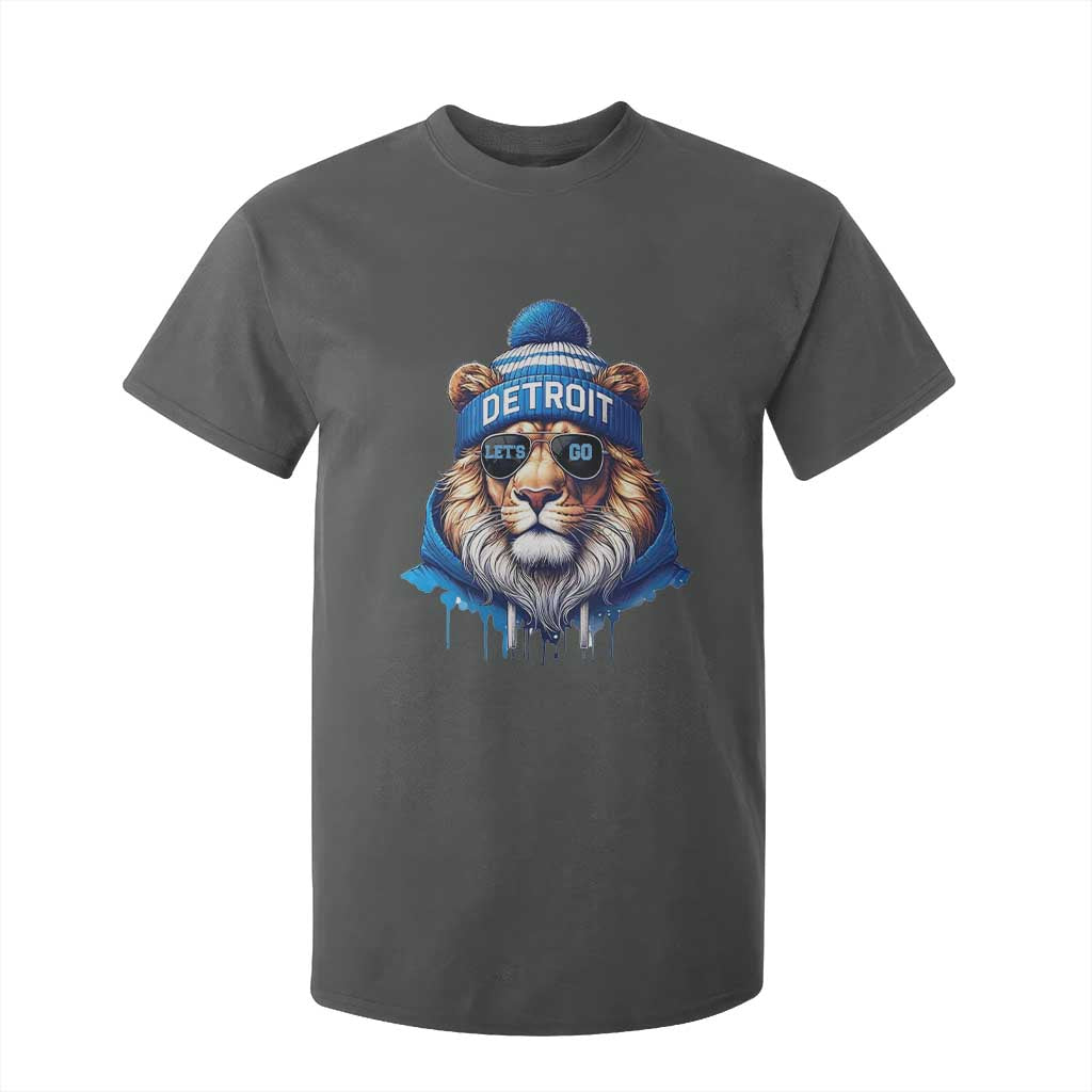 Lion Lovers T Shirt For Kid Wearing Glasses Sunday Detroit Fan Apparel TS10 Dark Heather Print Your Wear