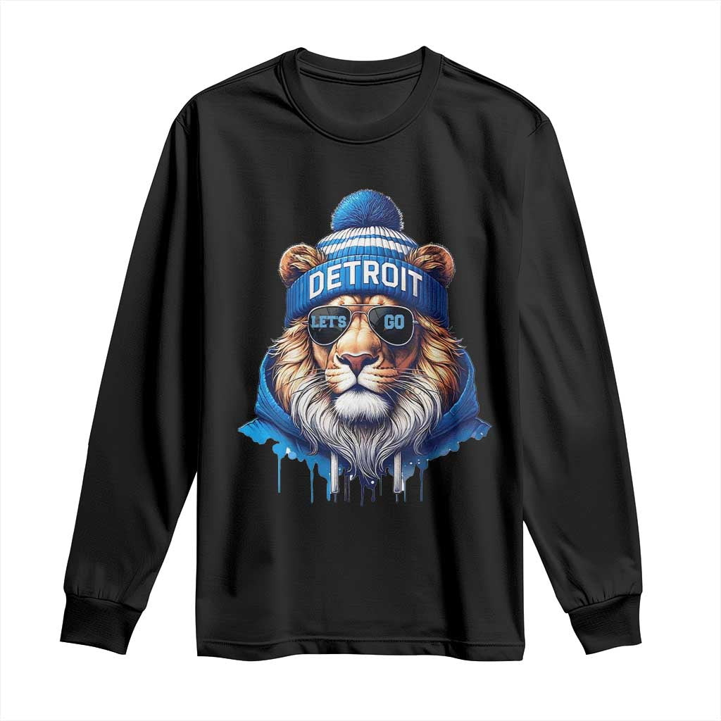 LF Game Day Long Sleeve Shirt Wearing Glasses Sunday Football Fan Apparel TS10 Black Print Your Wear