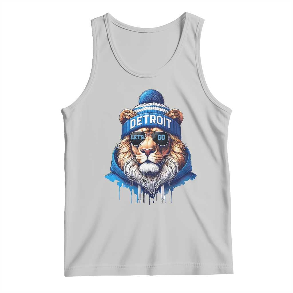LF Game Day Tank Top Wearing Glasses Sunday Football Fan Apparel TS10 Ash Print Your Wear