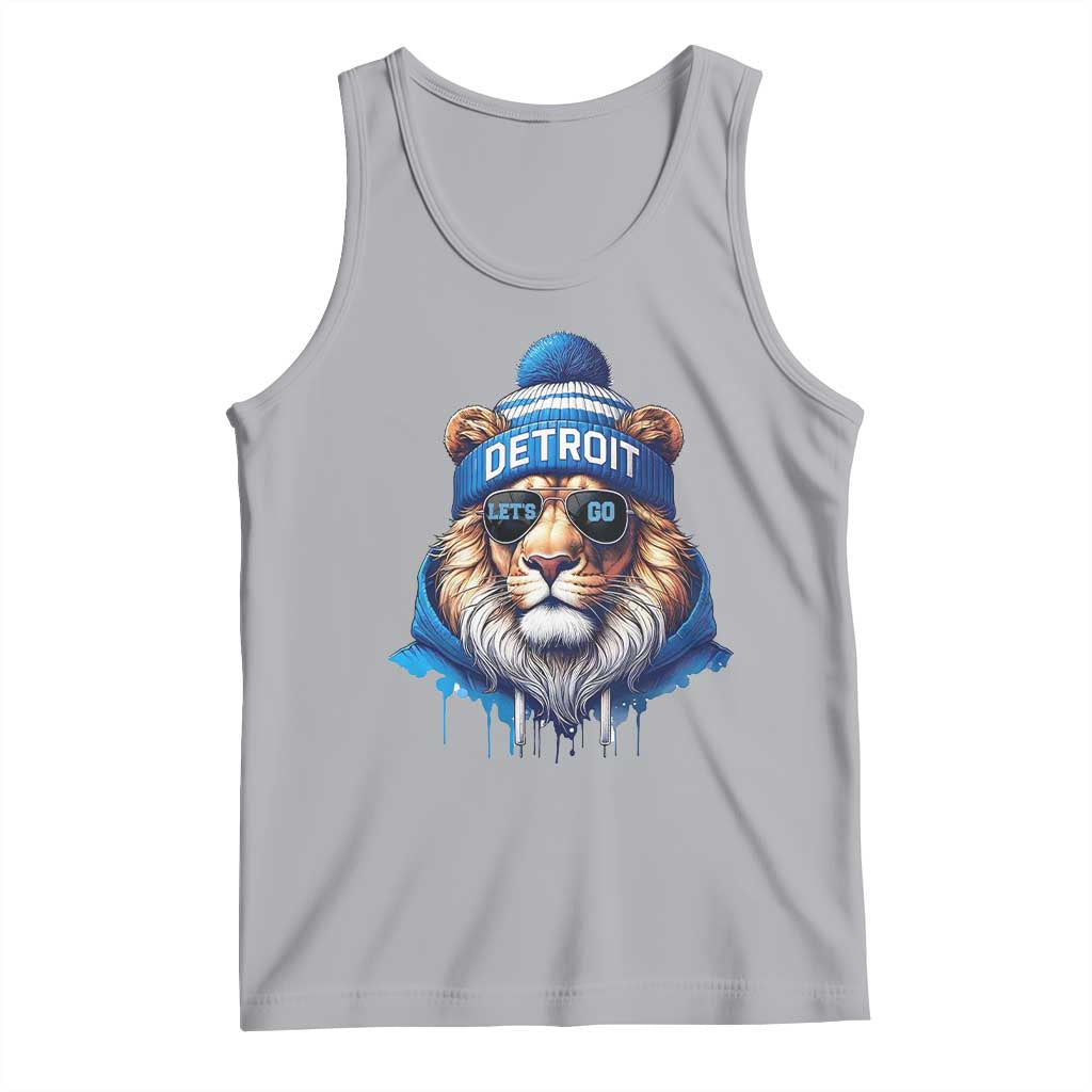 LF Game Day Tank Top Wearing Glasses Sunday Football Fan Apparel TS10 Athletic Heather Print Your Wear