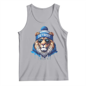 LF Game Day Tank Top Wearing Glasses Sunday Football Fan Apparel TS10 Athletic Heather Print Your Wear