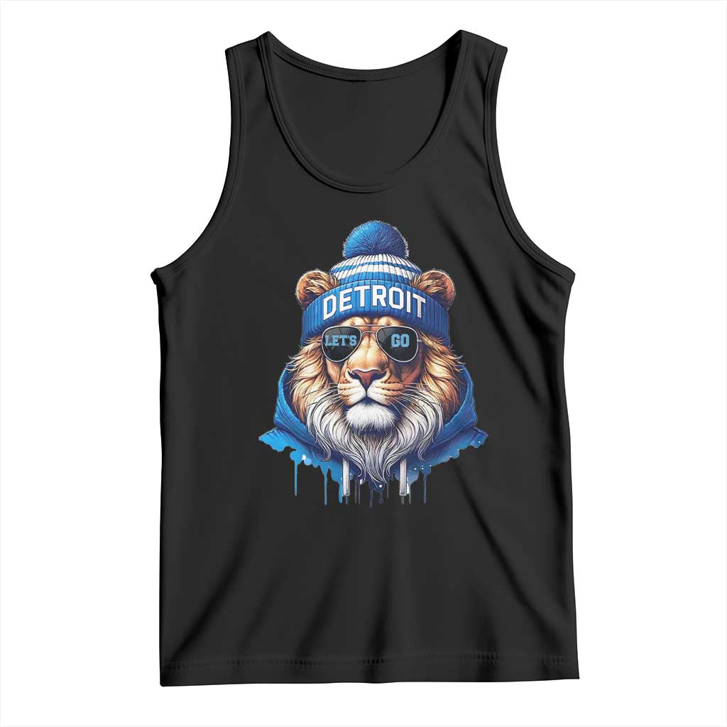 LF Game Day Tank Top Wearing Glasses Sunday Football Fan Apparel TS10 Black Print Your Wear