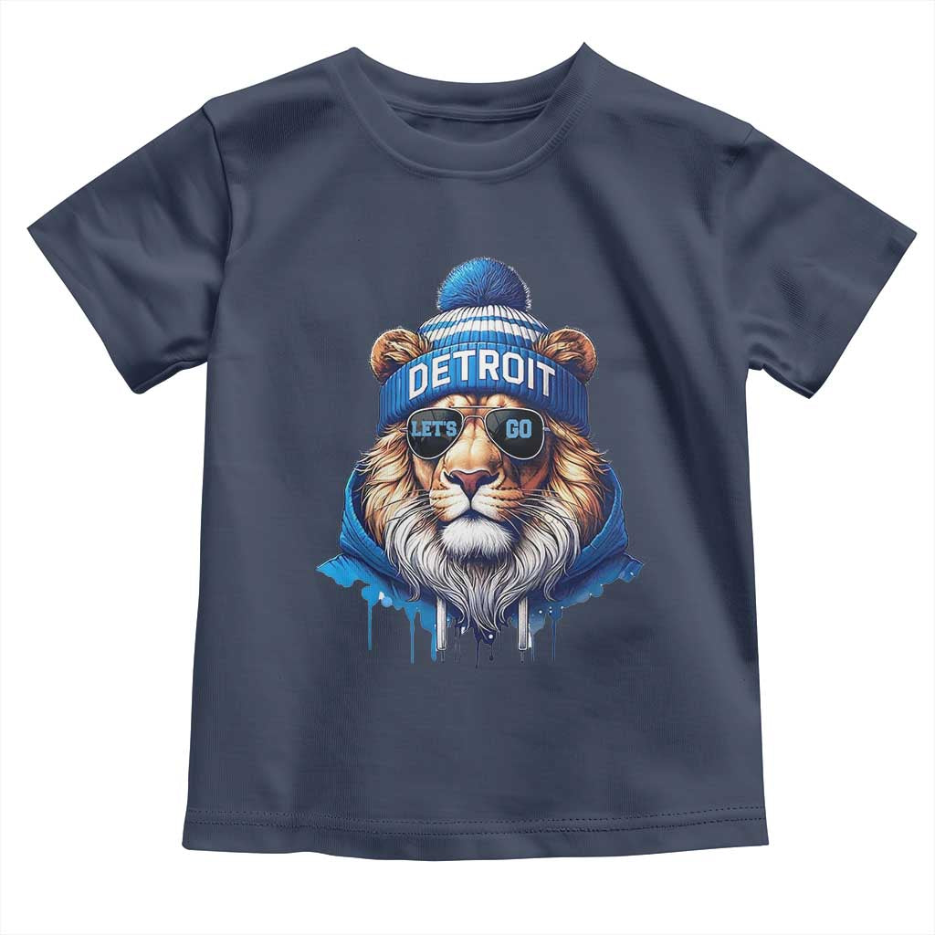 LF Game Day Toddler T Shirt Wearing Glasses Sunday Football Fan Apparel TS10 Navy Print Your Wear