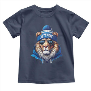 LF Game Day Toddler T Shirt Wearing Glasses Sunday Football Fan Apparel TS10 Navy Print Your Wear