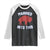 Married Into This Buffalo Raglan Shirt Vintage Sport Mafia Wife Wedding Gifts TS10 Black White Print Your Wear