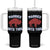Married Into This Buffalo Tumbler With Handle Vintage Sport Mafia Wife Wedding Gifts TS10 One Size: 40 oz Black Print Your Wear