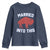 Married Into This Buffalo Youth Sweatshirt Vintage Sport Mafia Wife Wedding Gifts TS10 Navy Print Your Wear