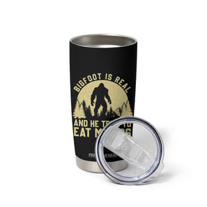Funny Bigfoot Tumbler Cup Sasquatch Big Foot Eat My Ass Vintage Cryptid Meme TS10 Print Your Wear