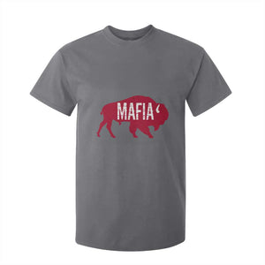 Let's Go Buffalo T Shirt For Kid Funny Mafia WNY Pride Red Buffalo TS10 Charcoal Print Your Wear