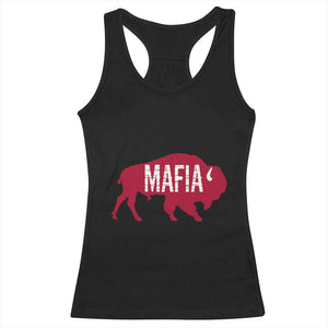 Let's Go Buffalo Racerback Tank Top Funny Mafia WNY Pride Red Buffalo TS10 Black Print Your Wear