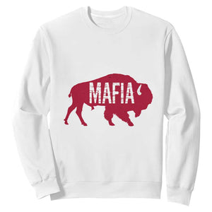 Let's Go Buffalo Sweatshirt Funny Mafia WNY Pride Red Buffalo TS10 White Print Your Wear