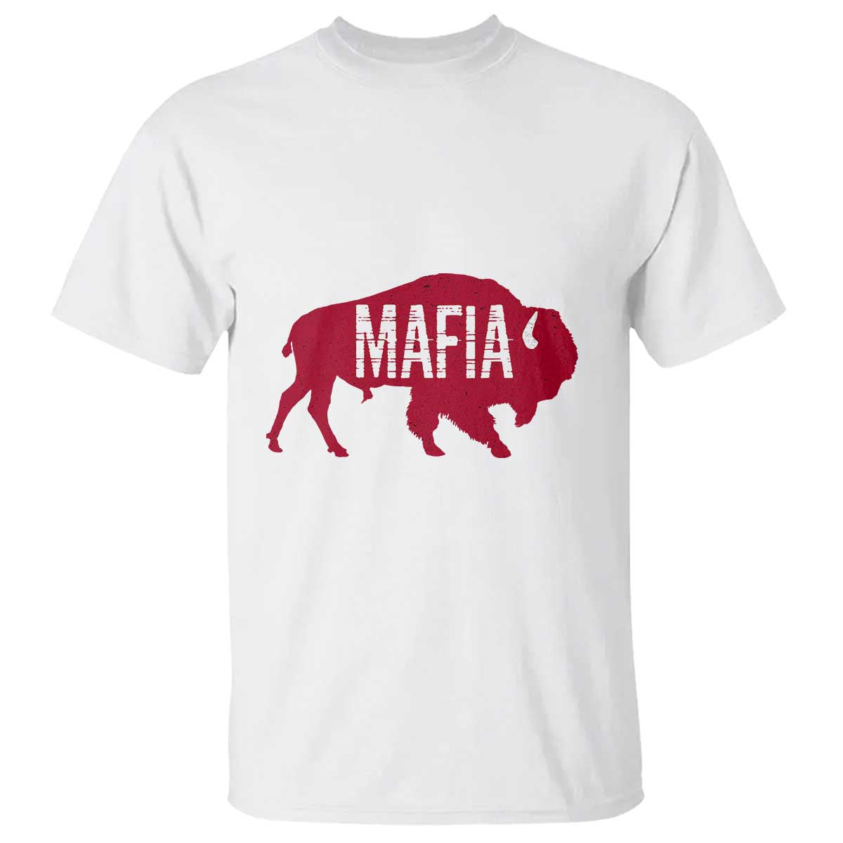 Let's Go Buffalo T Shirt Funny Mafia WNY Pride Red Buffalo TS10 White Print Your Wear