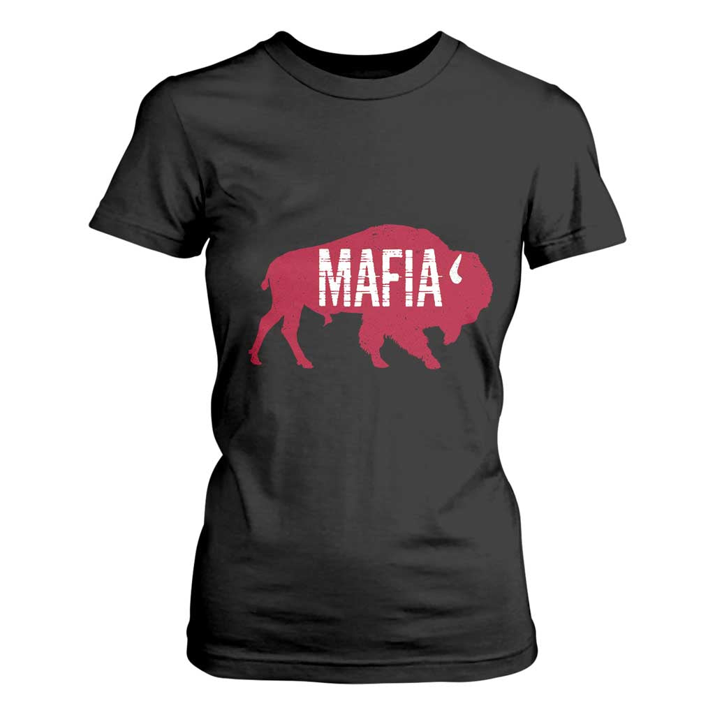 Let's Go Buffalo T Shirt For Women Funny Mafia WNY Pride Red Buffalo TS10 Black Print Your Wear