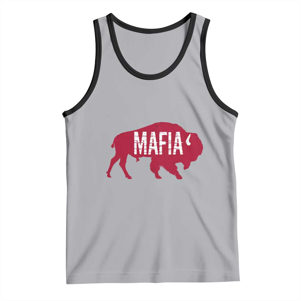 Let's Go BF Tank Top Funny Mafia WNY Pride Red BFB Sports Fan TS10 Athletic Heather Black Print Your Wear