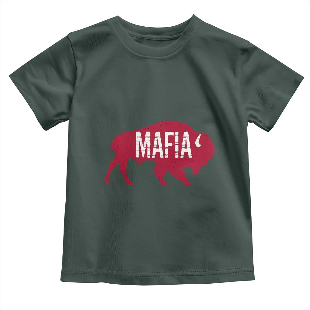 Let's Go BF Toddler T Shirt Funny Mafia WNY Pride Red BFB Sports Fan TS10 Dark Forest Green Print Your Wear