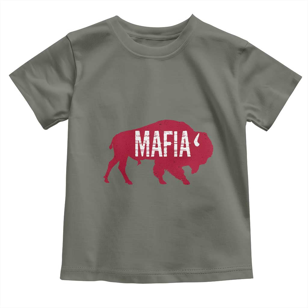 Let's Go BF Toddler T Shirt Funny Mafia WNY Pride Red BFB Sports Fan TS10 Military Green Print Your Wear