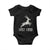 Deer Hunting Season Baby Onesie Funny Fast Food TS10 Black Print Your Wear