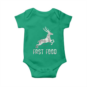 Deer Hunting Season Baby Onesie Funny Fast Food TS10 Irish Green Print Your Wear