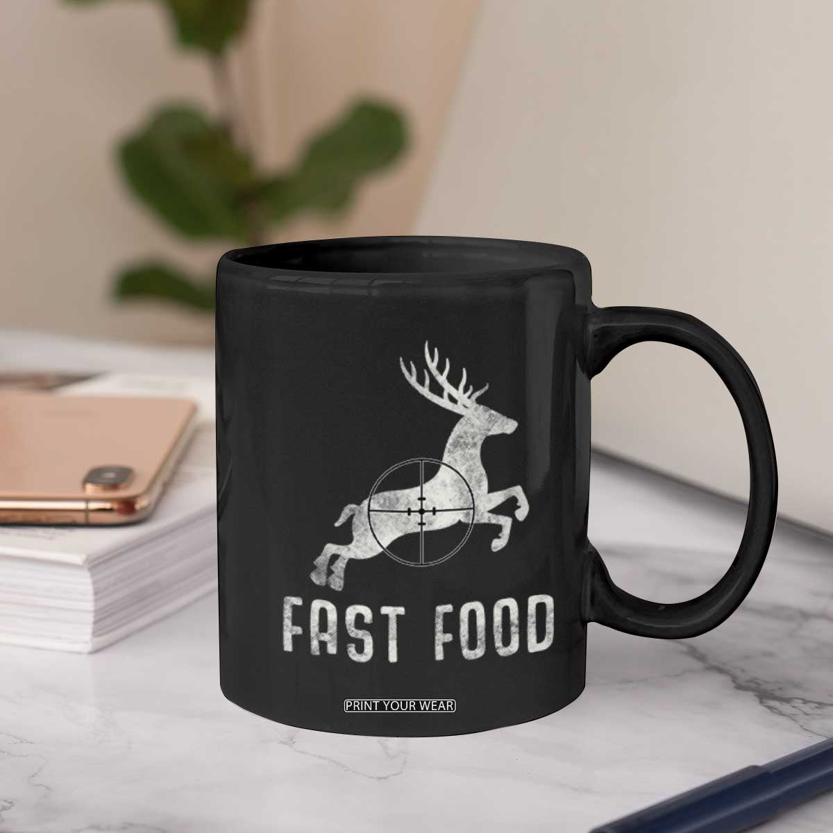 Deer Hunting Season Coffee Mug Funny Fast Food TS10 Print Your Wear